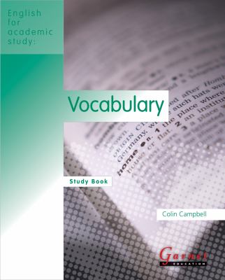 English for academic study : vocabulary. Study book  cover image cdn