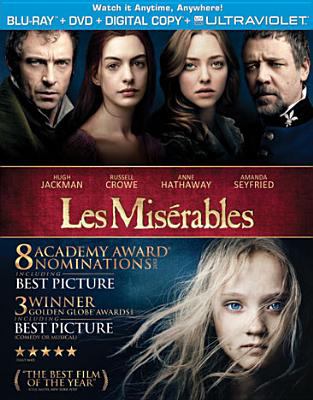 Les misérables [Blu-ray + DVD combo] cover image cdn