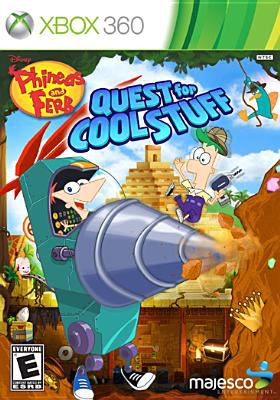 Phineas and Ferb. Quest for cool stuff [XBOX 360] cover image cdn