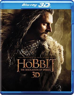 The hobbit. The desolation of Smaug [3D Blu-ray + Blu-ray + DVD combo] cover image cdn