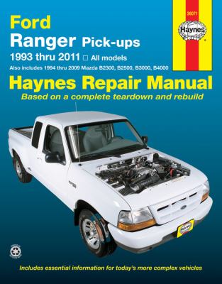 Ford Ranger & Mazda B-series pick-ups automotive repair manual  cover image cdn