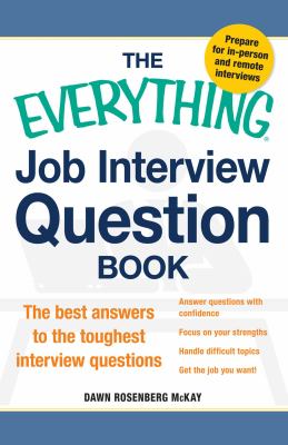 The everything job interview question book the best answers to the toughest interview questions : cover image cdn