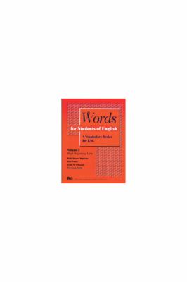 Words for students of English. Volume 2, High beginning level : a vocabulary series for ESL  cover image cdn
