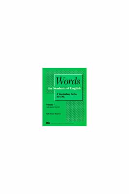 Words for students of English. Volume 7, [Advanced level] : a vocabulary series for ESL  cover image cdn