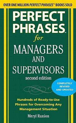 Perfect phrases for managers and supervisors, second edition cover image cdn