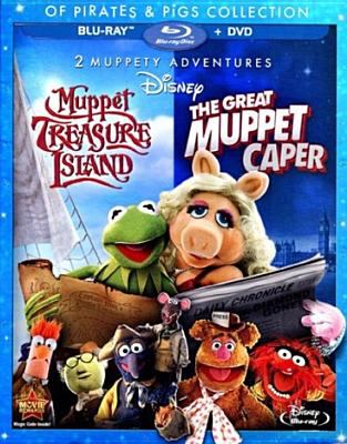Muppet Treasure Island ; The great Muppet caper [Blu-ray + DVD combo] cover image cdn