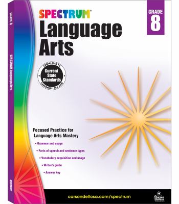 Spectrum language arts. Grade 8 cover image