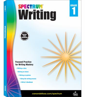 Spectrum writing. Grade 1 cover image cdn