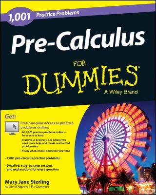 1,001 pre-calculus practice problems for dummies  cover image cdn