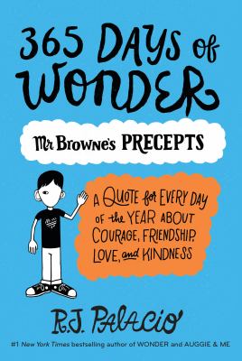 365 days of wonder: Mr. Browne's book of precepts cover image cdn