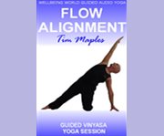Flow alignment instructional Vinyasa yoga class CD  cover image cdn