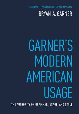Garner's modern American usage  cover image cdn