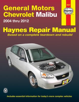 General Motors Chevrolet Malibu automotive repair manual, 2004 thru 2012  cover image cdn