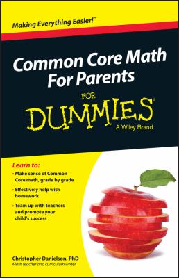 Common core math for parents for dummies  cover image cdn
