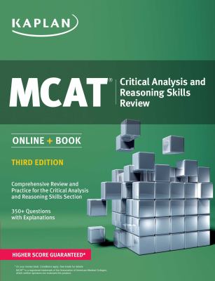 MCAT critical analysis and reasoning skills review cover image cdn