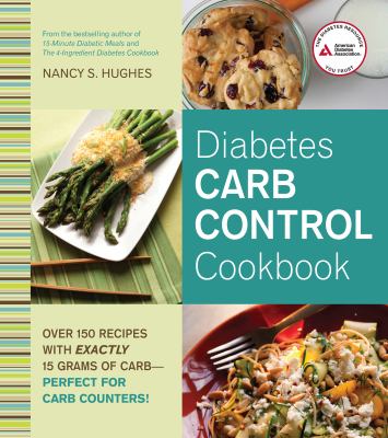 Diabetes carb control cookbook cover image