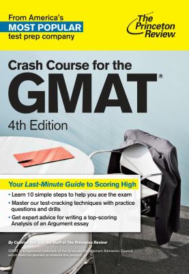 Crash course for the GMAT, 4th Edition cover image cdn