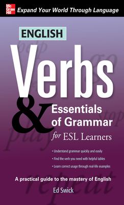 English verbs & essentials of grammar for ESL learners cover image cdn