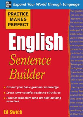 English sentence builder cover image