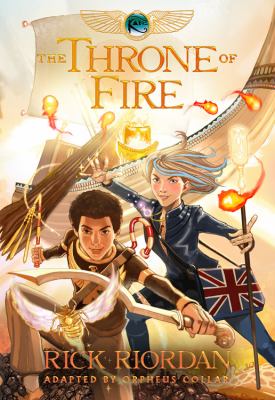 Kane chronicles. The throne of fire : the graphic novel  cover image cdn
