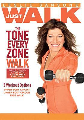 Leslie Sansone, just walk. The tone every zone walk cover image cdn