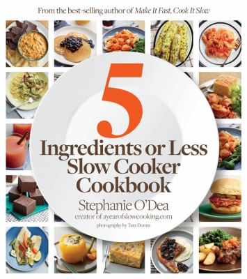 5 ingredients or less slow cooker cookbook  cover image cdn