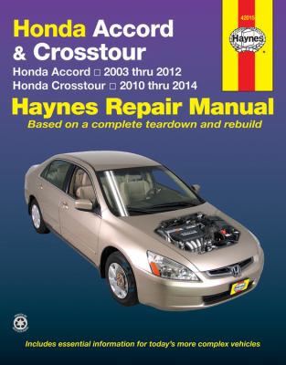 Honda Accord & Crosstour automotive repair manual  cover image cdn