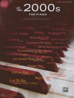 The 2000s for piano over 40 modern pop favorites : greatest hits : piano, vocal, guitar cover image cdn