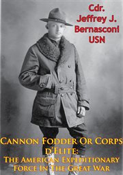 Cannon fodder or corps d'elite: the american expeditionary force in the great war cover image cdn