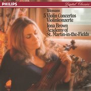 Telemann: five violin concertos cover image cdn