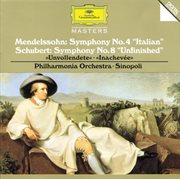 Schubert: symphony no.8 in b minor d759 "unfinished" / mendelssohn: symphony no.4 in a major op.90 cover image cdn