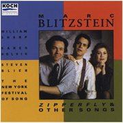 Blitzstein: zipperfly and other songs cover image cdn