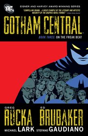 Gotham central book three: on the freak beat cover image cdn