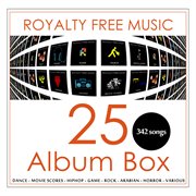 Royalty free music 25 album box (342 songs) cover image cdn