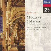 Mozart: five masses cover image cdn