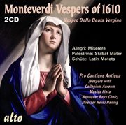 Monteverdi: vespers of 1610 (+ 6 extra works) cover image cdn