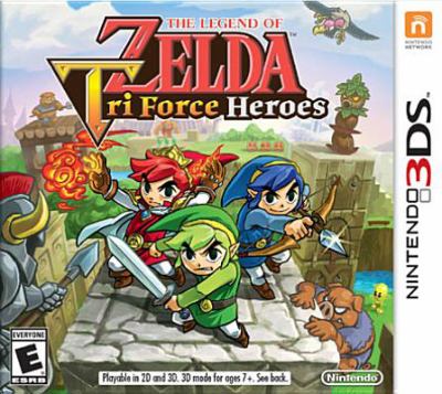 The legend of Zelda: Tri Force heroes [3DS] cover image cdn