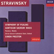 Stravinsky: symphony of psalms; mass / poulenc: easter motets cover image cdn