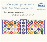 Torelli / mossi / valentini / locatelli / leo: concertos for 4 violins cover image cdn