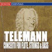 Telemann: concerto for 2 corni da caccia - concerto for flute, strings & basso continuo no. 2 cover image cdn