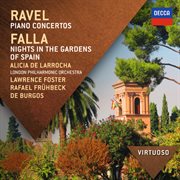 Ravel:  piano concertos; falla: nights in the gardens of spain cover image cdn