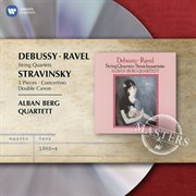 Ravel & debussy: string quartets & stravinsky: 3 pieces, concertino & double canon cover image cdn