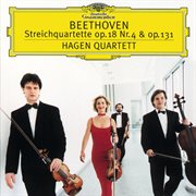 Beethoven: string quartets no.4 op.18 & no.14 op.131 cover image cdn