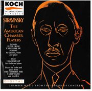 Stravinsky - chamber music - the american chamber players cover image cdn