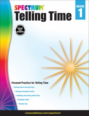 Spectrum telling time. Grade 1 cover image cdn