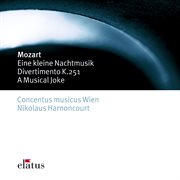 Mozart : serenade no.13, 'eine kleine nachtmusik', divertimento no.11 & a musical joke cover image cdn