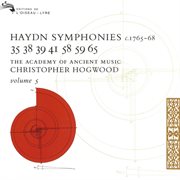 Haydn: symphonies vol.5 cover image cdn