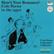Porter, cole - cole porter in the 1930s's volume 1 cover image cdn