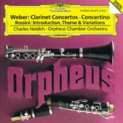 Weber: clarinet concertos / rossini: introduction, theme and variations cover image cdn