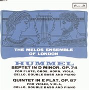 Hummel: septet; quintet cover image cdn